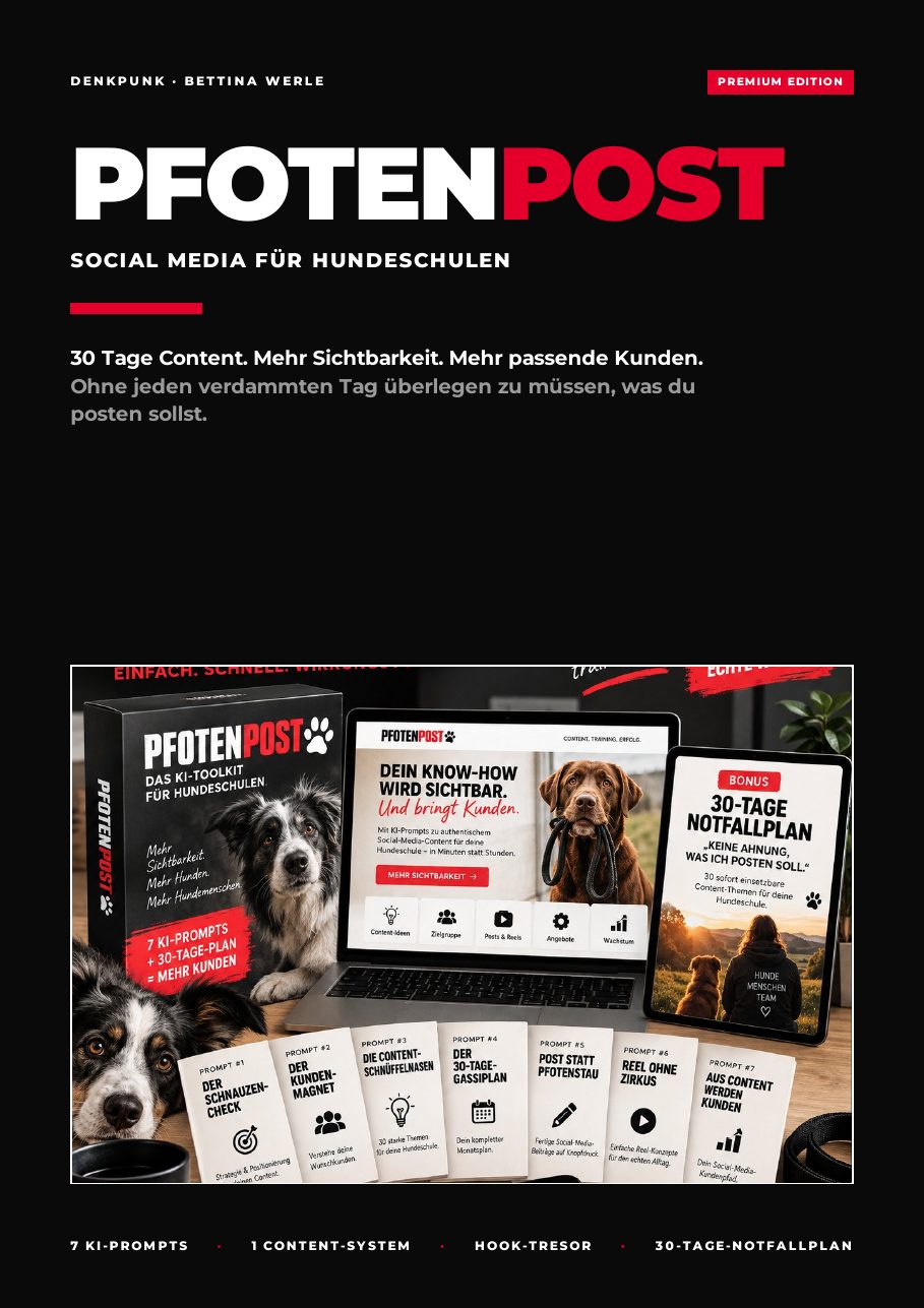 PFOTENPOST Seitenansicht: Cover